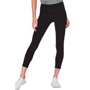 LULULEMON ATHLETICA All The Right Places Crop II '23" In Black Size 4